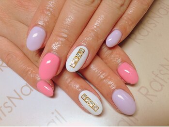 ラフズネイル(Rafs Nail)/パステルガーリーネイル★