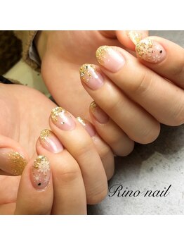 リノ ネイル(Rino nail)/キラキラ結晶ネイル