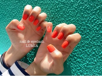 ネイル&アイラッシュ ルミア(Nail & Eyelash LUMIA)/ワンカラー×マット