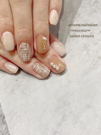 ツイードネイル