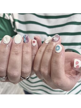 コム 草加マルイ店(com by neolive)/ぷっくりネイル＊8960円