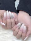 ロングスカルプネイル