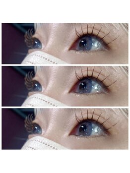 ノーチェ(noce)の写真/カラーエクステでいつもと違う雰囲気に…。トレンド感のあるデザイン◎おしゃれで大人なお目元に挑戦！