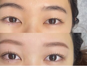ヴィズアイラッシュ 沖縄北谷店(vizz eyelash)/before→after セットメニュー