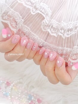 ファラウェイネイル(Faraway nail)/ピンクネイル☆