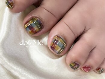 チェックフットネイル