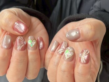 マグネットリボン/ラメハート