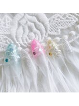 たゆ ネイル(たゆnail)/ラメグラお祭りヨーヨーネイル