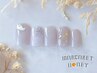ハニーシルバーパラジェルネイル¥9900