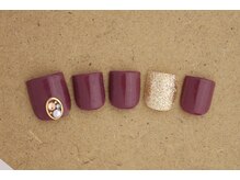 ネイルサロン ブランロール 白金店(Nail Salon Blanl'or)/FOOT　ボルドー♪