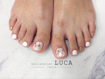 ネイルアトリエルカ(nail atelier LUCA)/W-261 ステンドグラスフット