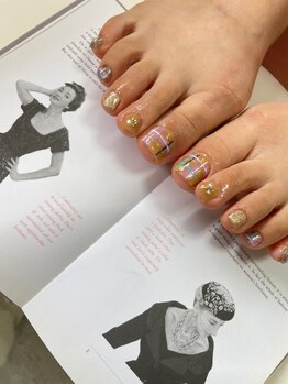 チャイ 大阪上本町店(chai)/チェックネイル