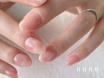 ナナ 白金高輪(nana)/桃ネイル ピーチネイル