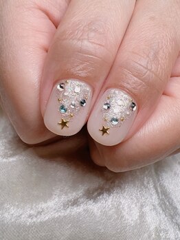 ビーズ(Bead's)/クリスマスネイル