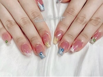 クイックスカルプ 高田馬場(Quick Sukarupu)/ポップなお花デザイン