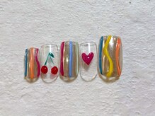 ネイルビート(NAIL BEAT)/カラフルネイル　さくらんぼ