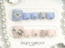 エンジェルガーデン 青山店(Angelgarden)/ヴァンクリーフ風フットネイル