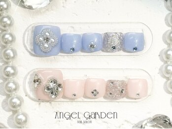 エンジェルガーデン 青山店(Angelgarden)/ヴァンクリーフ風フットネイル