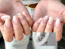 ハズグラスネイル(Haze Grass nail)/ラメグラデーション