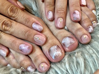 リッチネイル(Rich Nail)/大理石アートでフット&ハンド