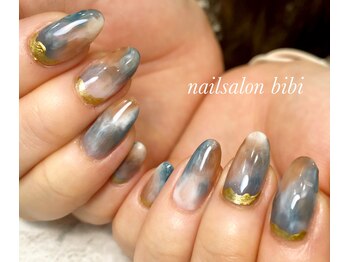 ネイルサロン ビビ(bibi)/くすみニュアンス