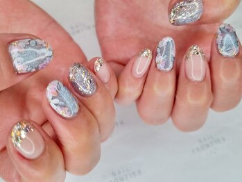 ネイルフロンティア 吉祥寺(NAIL FRONTIER)/フラワー囲みネイル11980円