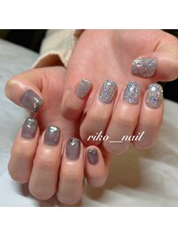 ハートホロ×ラメ★