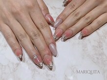 ネイルサロン マリキータ(MARIQUITA)/ガラスフレンチ/チークネイル