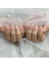 ナナ パラジェル フィルイン マツゲパーマ パリジェンヌ(NANA)/《NAIL》ワンカラベースフレンチ