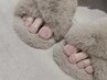 《フットネイル》ワンカラー/フラッシュネイル(2色までok)  ¥4990
