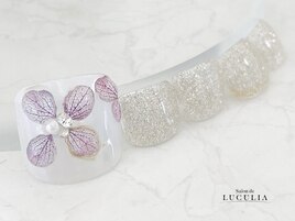 #紫陽花ネイル