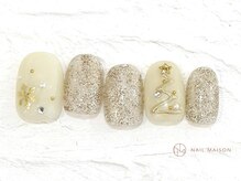 ネイルメゾン 池袋店(NAIL MAISON)/ホワイトクリスマス¥6800