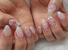 ミイネイル(Me nail)/さくらんぼネイル/春ネイル