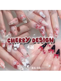 さくらんぼネイル　特集！