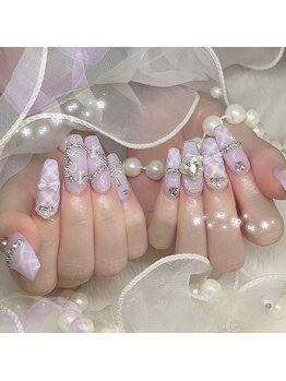 持ち込みネイル 長さだし 渋谷