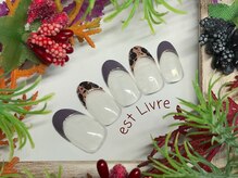 エストリブレ(estLivre)/ブラックフラワーフレンチ