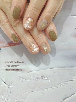 プライベート ネイルサロン マーマ(murmur)/チェックネイル
