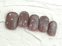 ネイルメゾン 池袋店(NAIL MAISON)/キラキラボルドースター￥8050