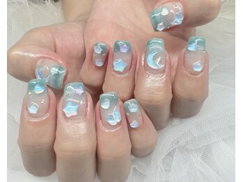 プトゥプトゥ(ptu ptu)/グラデ×月と星