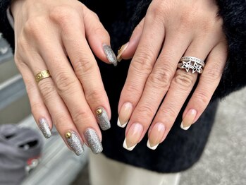 サラソージュ アチワ ネイル(SARA SO-JU ACHIWA NAIL)/大人フレンチ