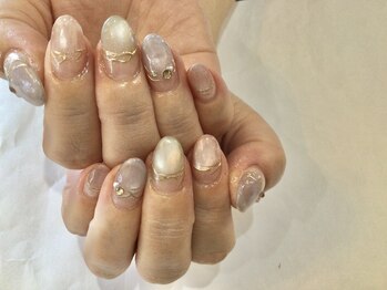 フリースタイル(Free Style)/☆3色マグの色変え春色ネイル☆