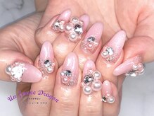 アン ジョーヌドラゴ/【自爪ネイル】ゴテゴテネイル