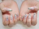エレガントビジューネイル