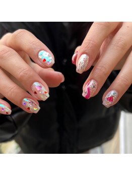 リルム(Relum)/キラキラハートネイル♪