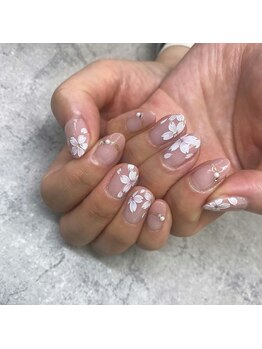 ネイルサロンファストネイルプラス 新宿店(FAST NAIL PLUS)/2024春　【桜ネイル】