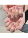 肌なじみちゅるんカラーネイル