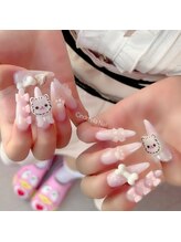 シンデレラネイル(CINDERELLA NAIL)/【チップ長さだしネイル】