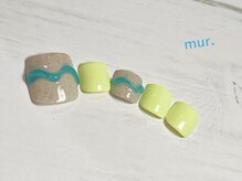 ミュール(mur.)/ぷっくり砂浜ネイル