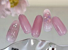 ネイルサロン ジェイ(Nail Salon J)/チークハートフレンチ定額ネイル