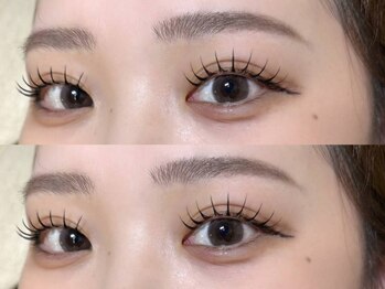 アカアカ 名駅店(aka'aka)の写真/【名駅・国際センター】納得の仕上がり♪自まつ毛が細い・モチが悪い等、まつ毛の悩みはaka'akaにお任せ！